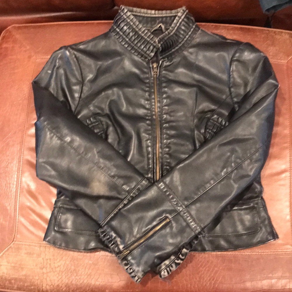 Bebe leather jacket